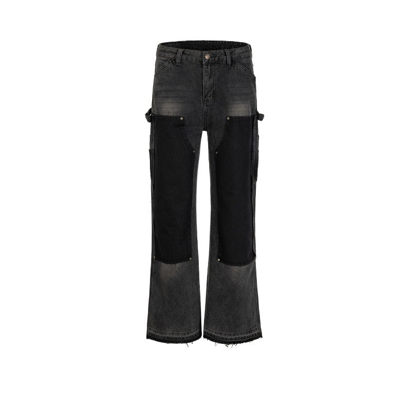 OBSIDIAN BLACK FLARE JEANS