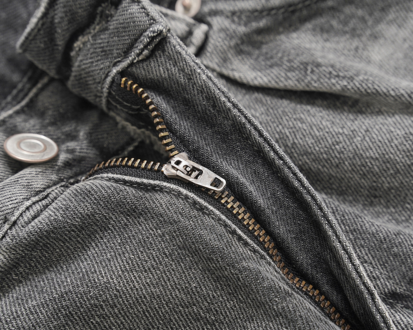 Brushed Denim Shorts