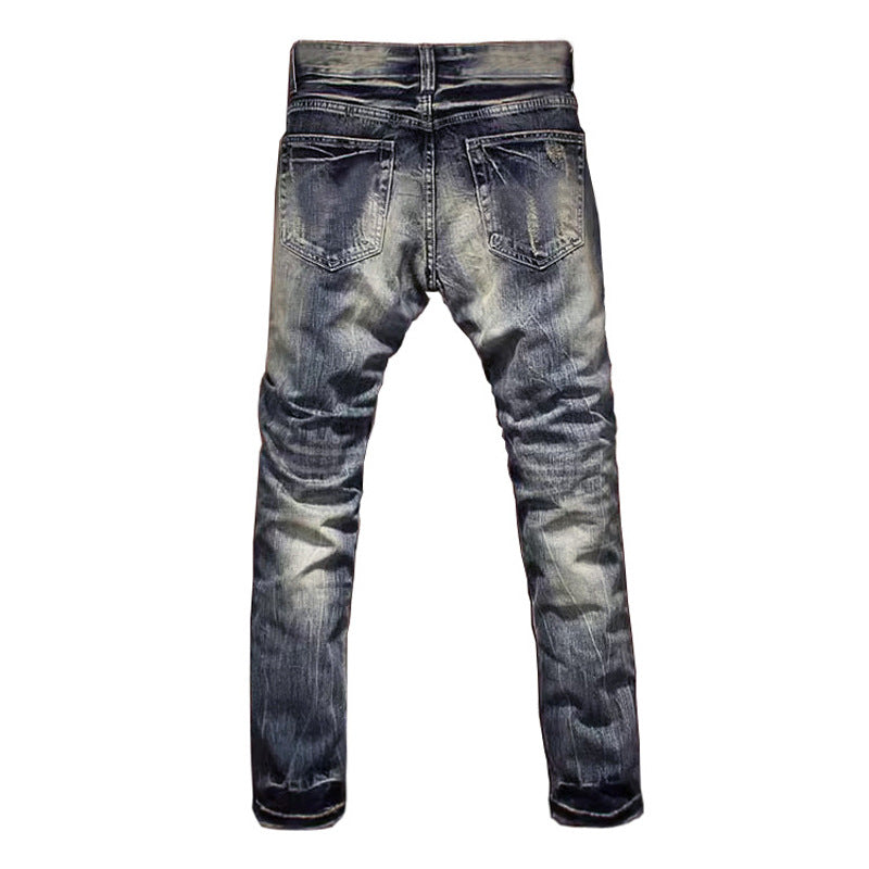 RETRO MILITARY SLIM JEANS