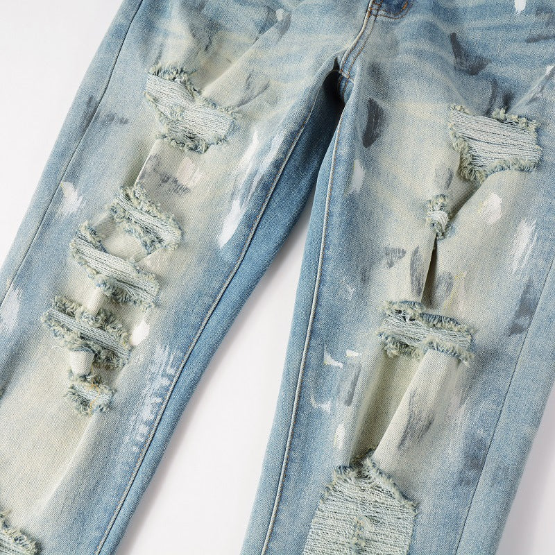 Vintage Broken Slim Jeans
