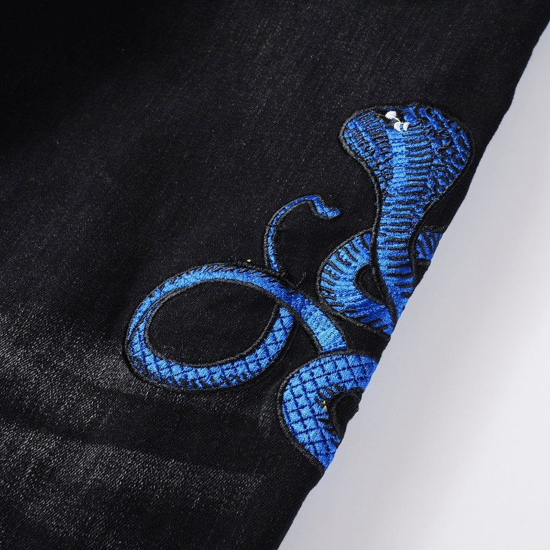 Embroidered Slim fit Jeans