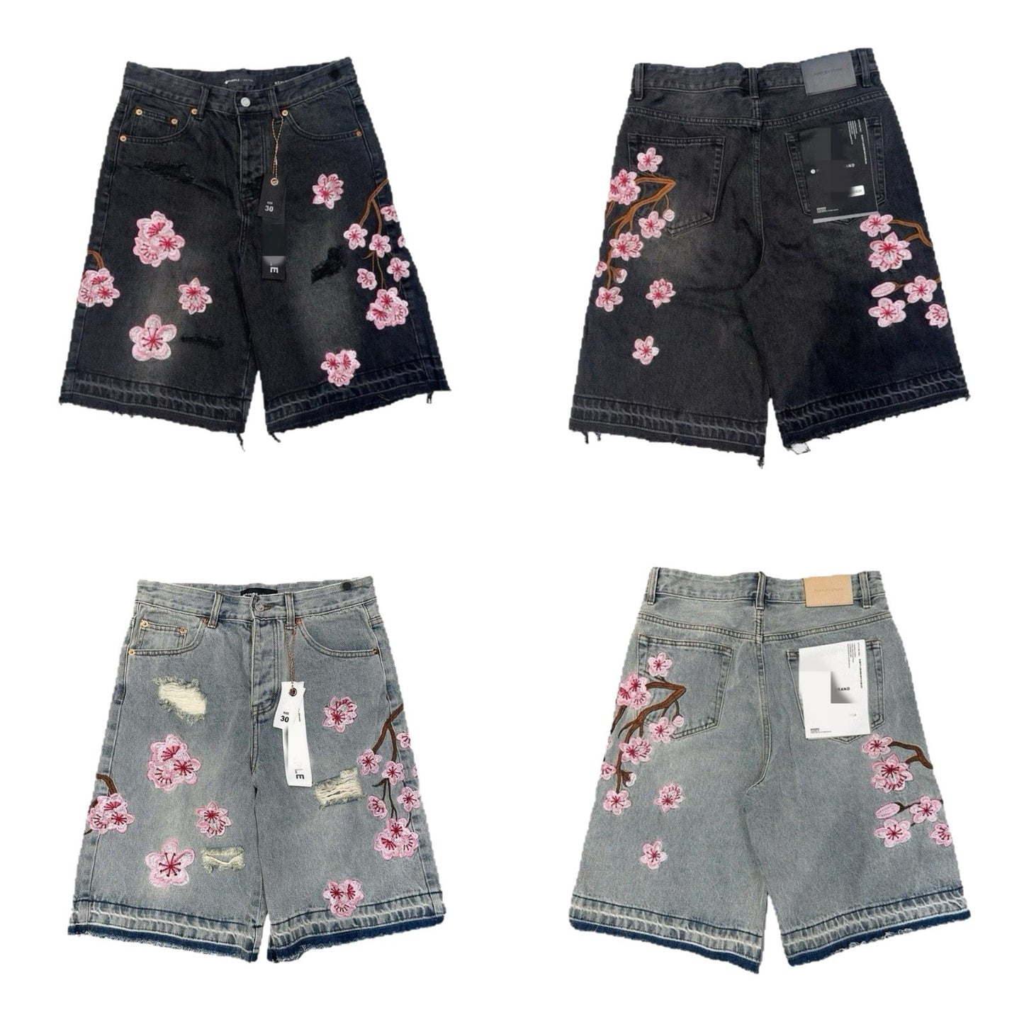 European Denim Shorts