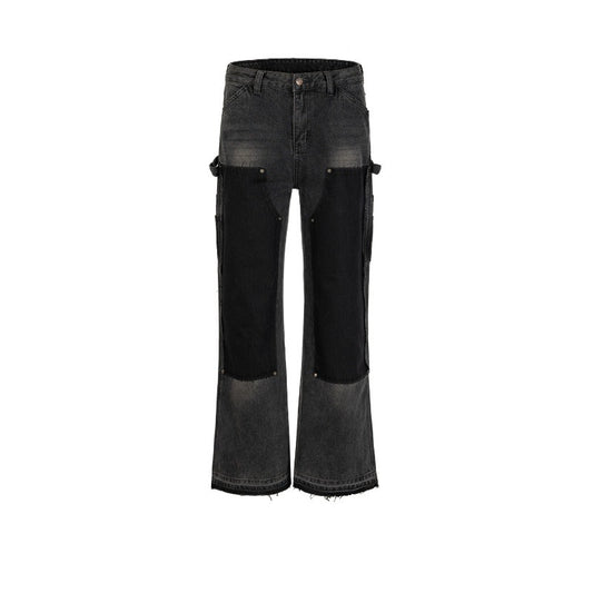 OBSIDIAN BLACK FLARE JEANS