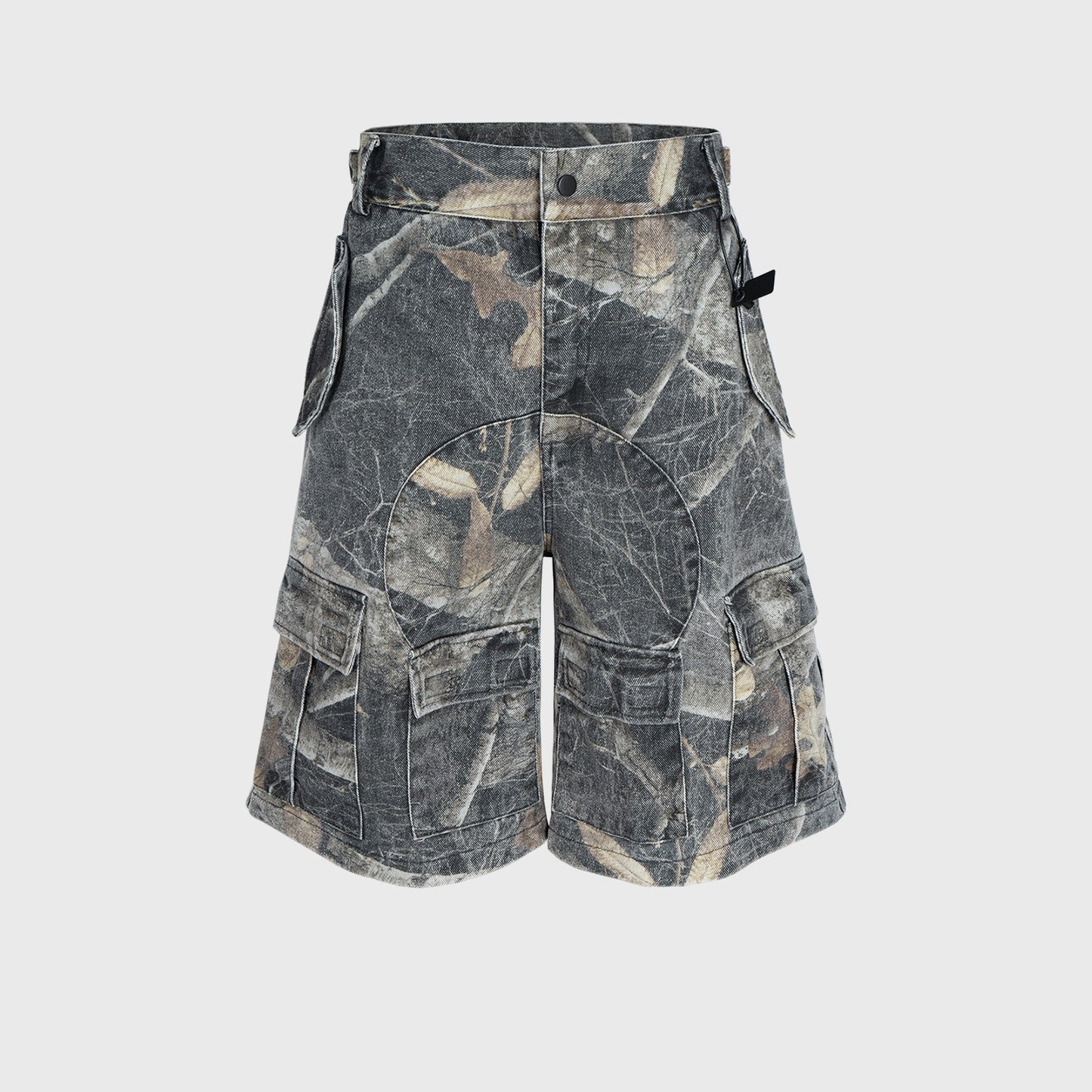 Camouflage Denim Shorts
