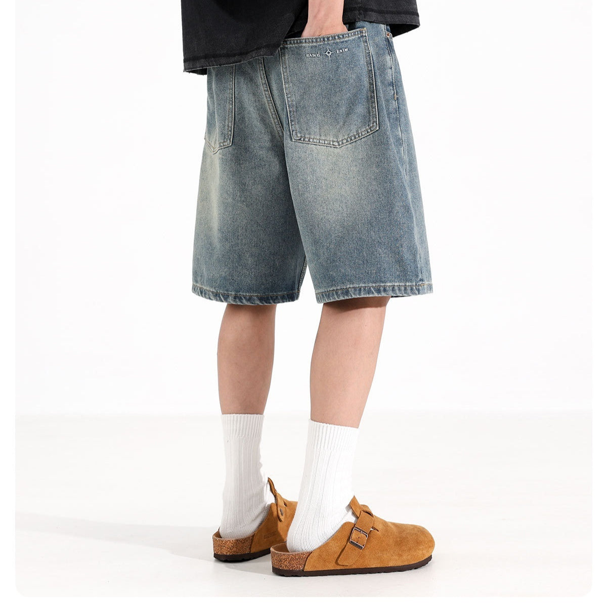 Overalls Denim Shorts