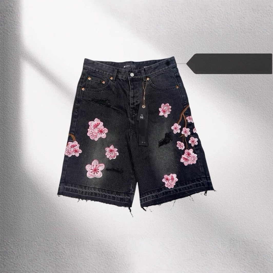 European Denim Shorts