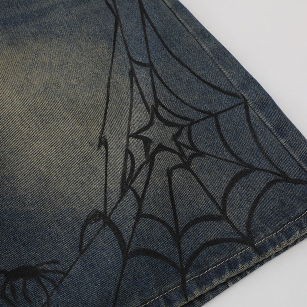 Wash Denim Shorts