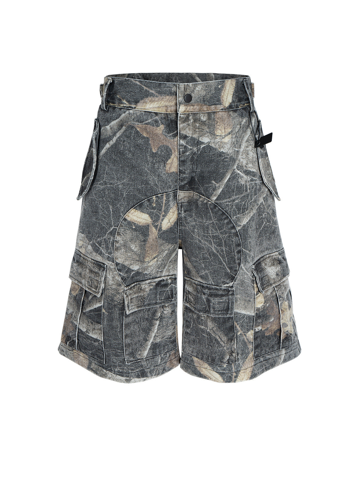 Camouflage Denim Shorts