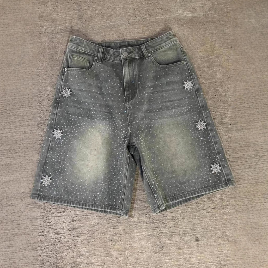 Hot Drill Denim Shorts