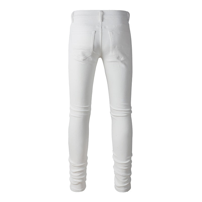 Classic White Slim Jeans