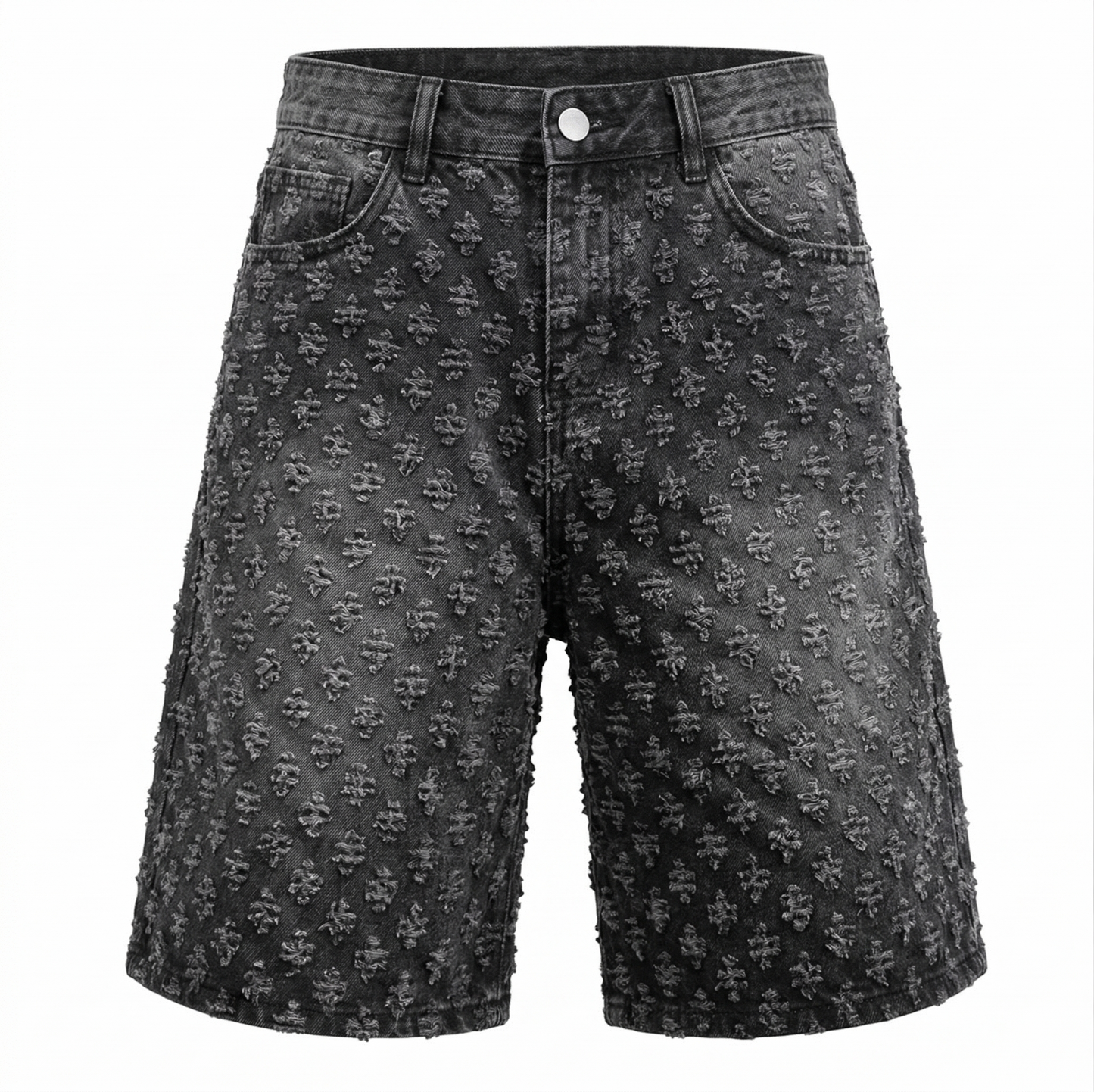Point Denim Shorts