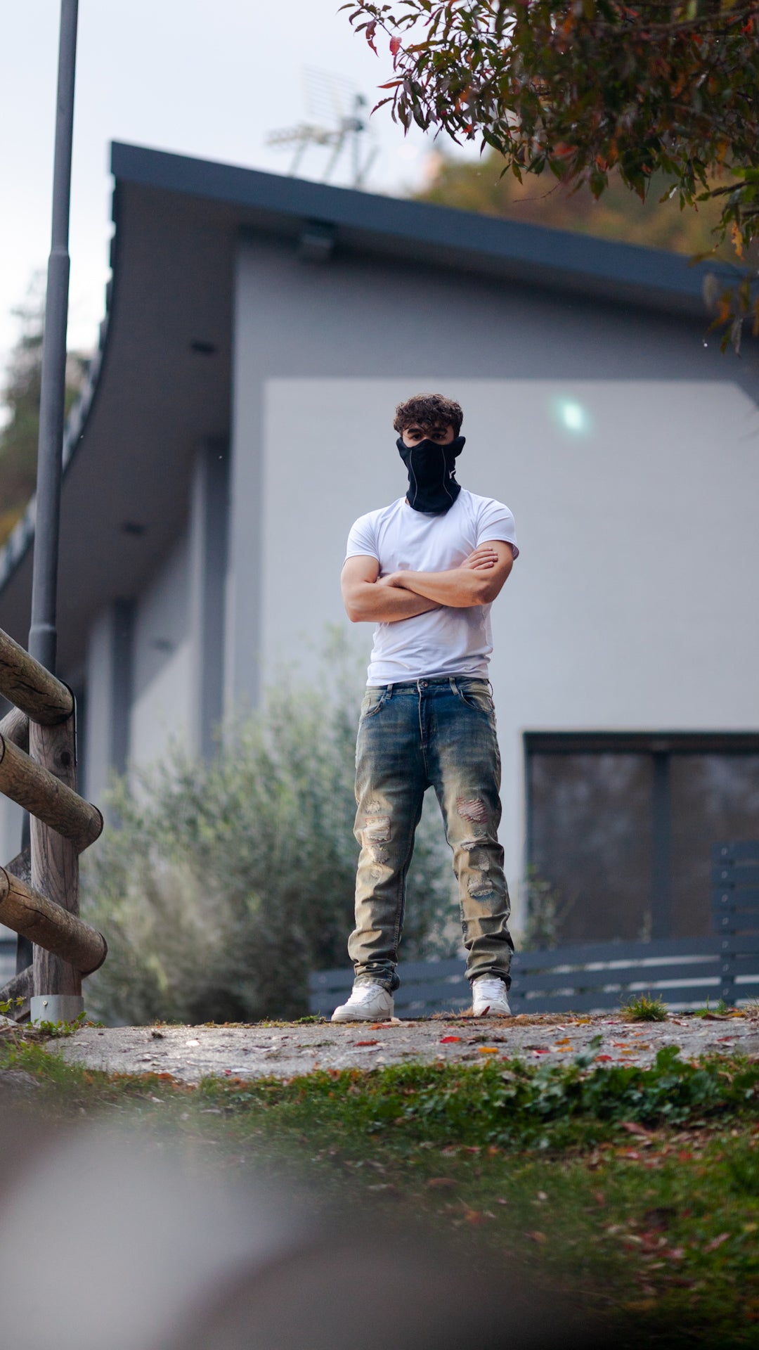 RETRO MILITARY SLIM JEANS