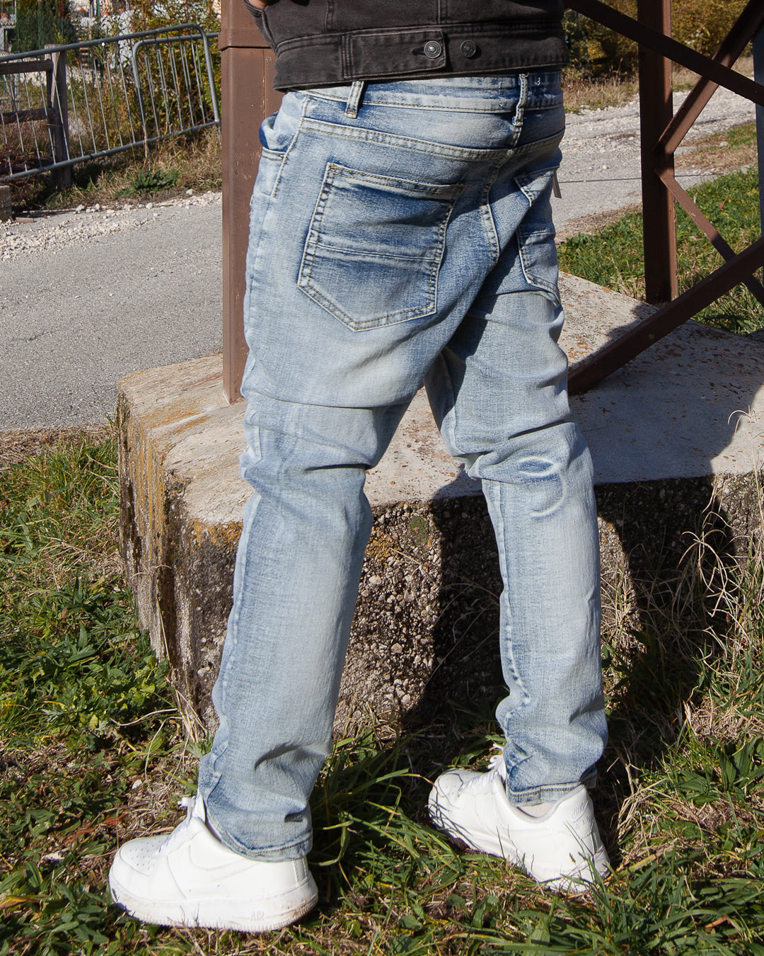 BLACK SNAKE SLIM JEANS