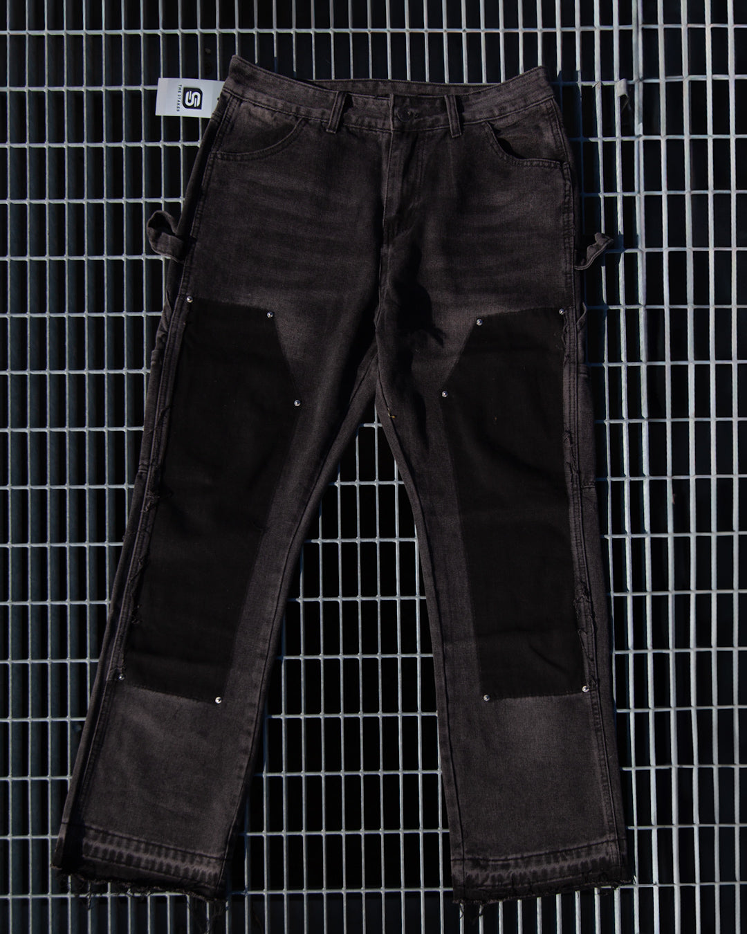 OBSIDIAN BLACK FLARE JEANS