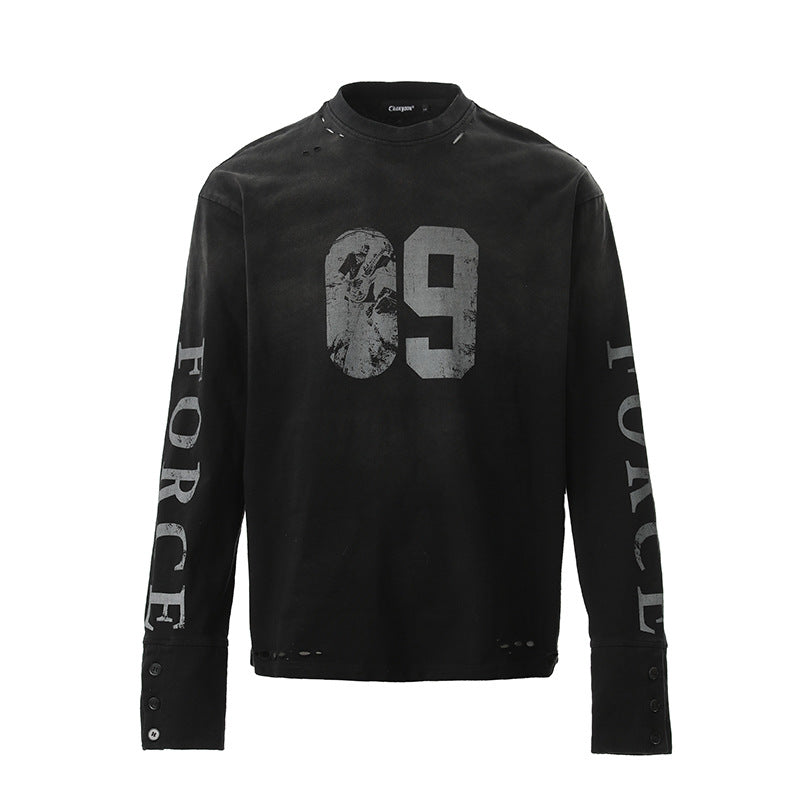 Worn Long Sleeve Nera