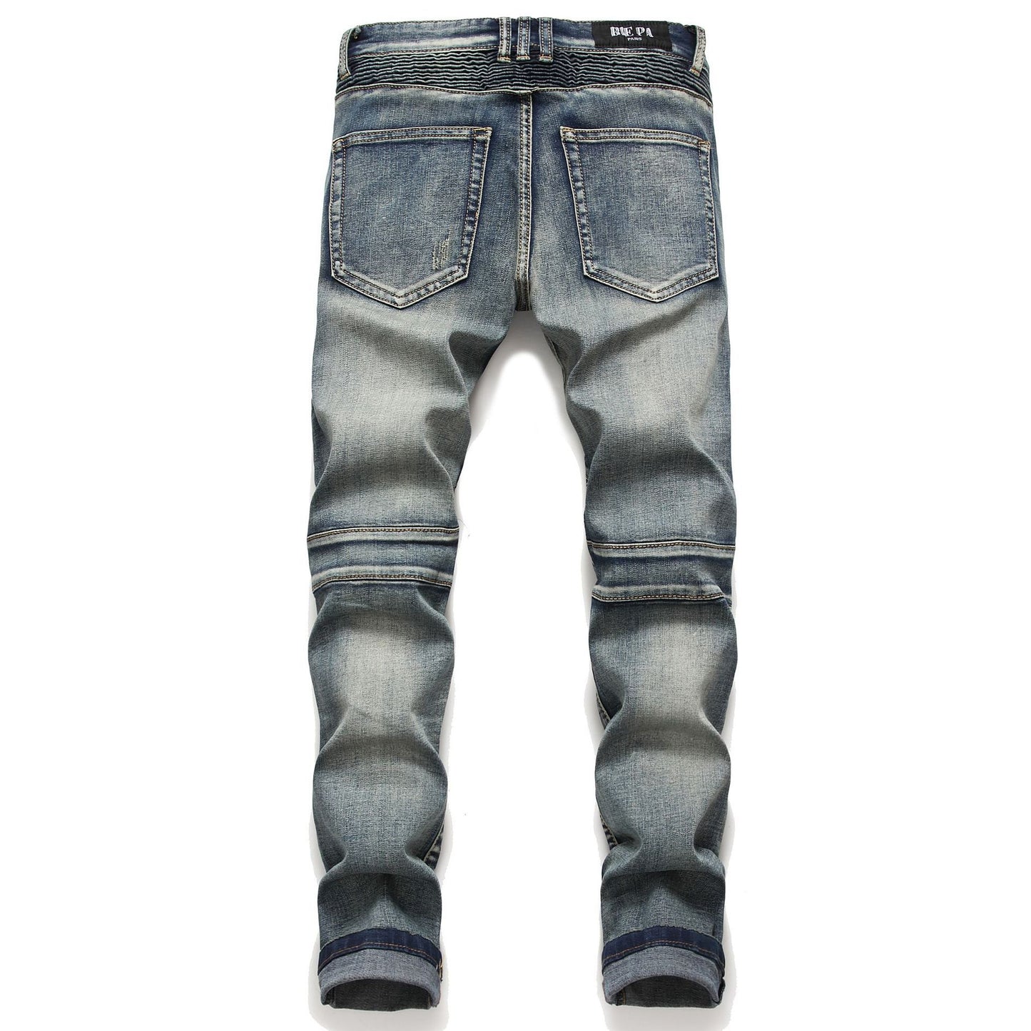 Hole Patch Slim Jeans