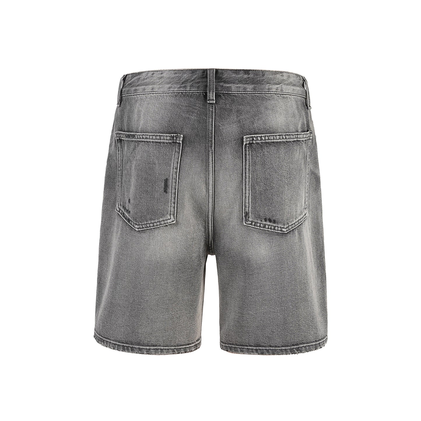 Brushed Denim Shorts