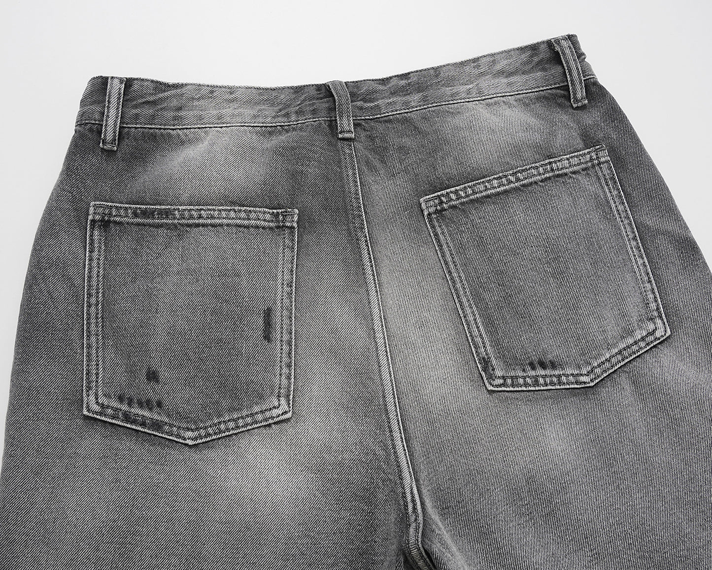Brushed Denim Shorts