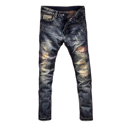 RETRO MILITARY SLIM JEANS